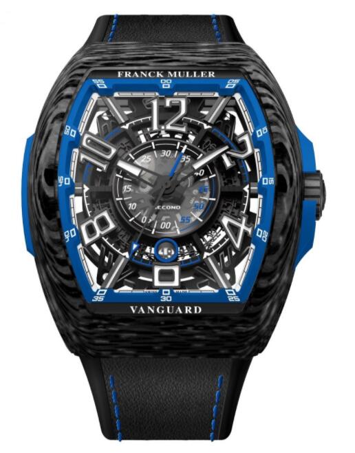 Franck Muller Vanguard Racing Skeleton Hours V 45 SC DT RCG SQT BL C Replica Watch